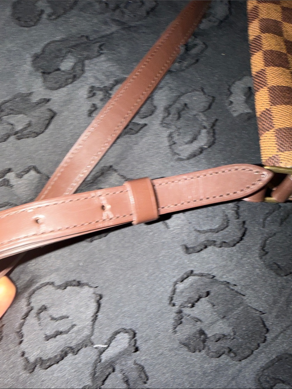 Louis Vuitton Damier Ebene Brown Shoulder Bag - Picture 6 of 9